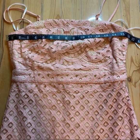 NWOT Lulus Unlimited Love Dusty Pink Lace Trumpet Midi Dress - Picture 13 of 14
